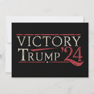 Convites Vitória Trump 24 Presidente Republicano 47 EUA