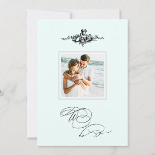Convites *~* Vitoriano Cherub FOTO QR AR6 Casamento RSVP
