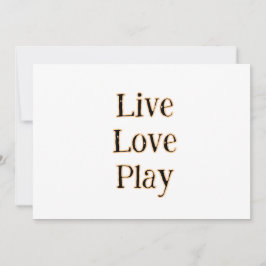 Convites Viva amor jogue preto laranja esportes jogador mod