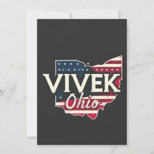 Convites Vivek Ohio 2026 Republicano Governador Americano