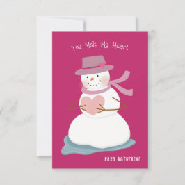 Convites Você derreteu meu Namorados de sala de aula de bon