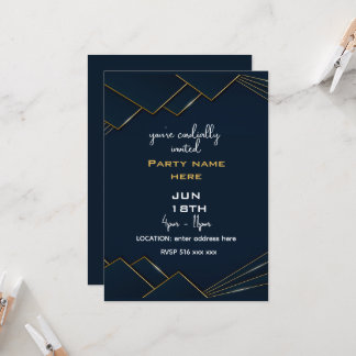 Convites Você é cordialmente convidado a personalizar