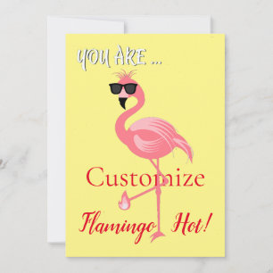 Convites Você É Flamingo Hot Thunder_Cove
