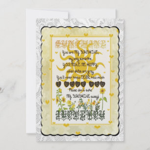 Convites Você é meu sol.