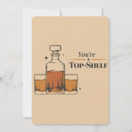 Convites Você é o melhor Shelf Engraçado e velho Aniversári