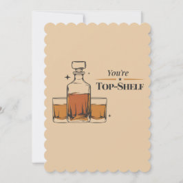 Convites Você é o melhor Shelf Engraçado e velho Aniversári