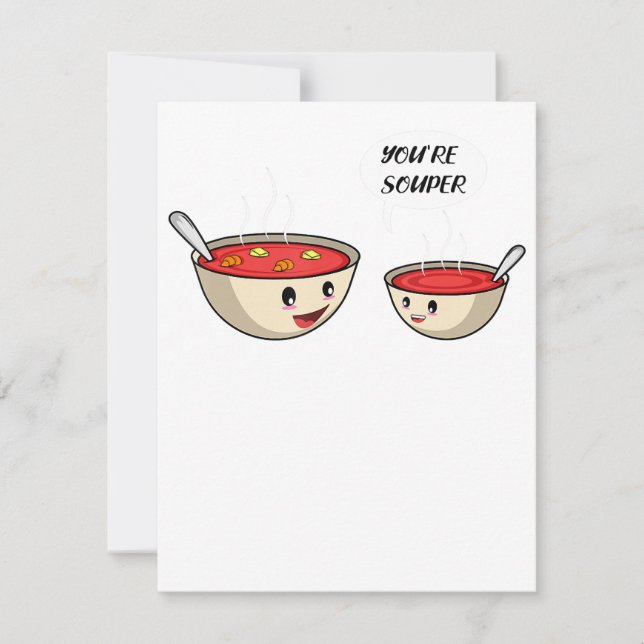 Convites Você é o Souper Cook and Soup Lover (Frente)