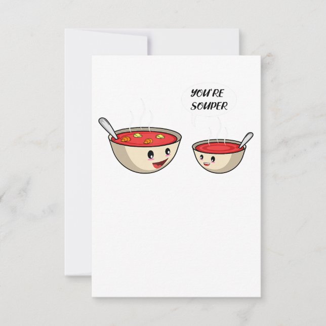 Convites Você é o Souper Cook and Soup Lover (Frente)