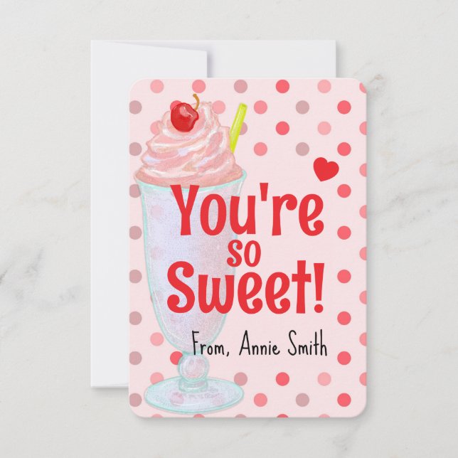 Convites Você é um Sorvete de São Valentão (Frente)