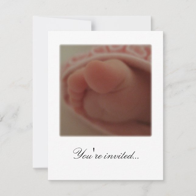 Convites Você está convidado...Chá de fraldas 1 (Frente)