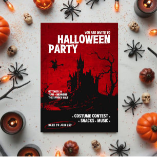 Convites Você está convidado para a Festa de Halloween