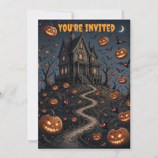 Convites Você está convidado para o Halloween