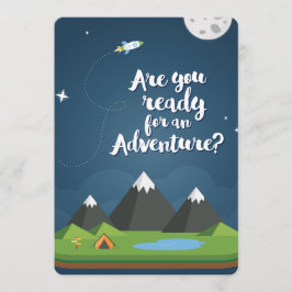 Convites Você está pronto para uma Aventura?SIM!
