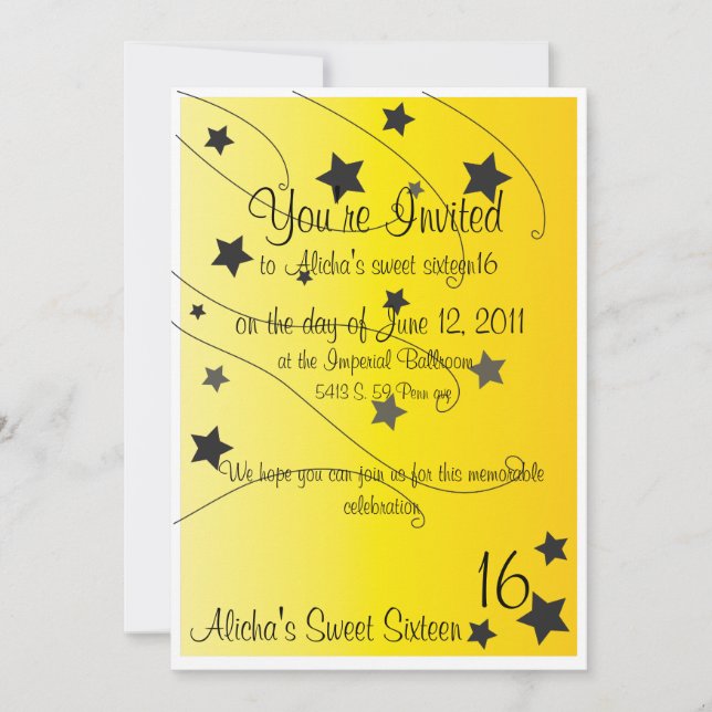 Convites Você foi convidado (Frente)