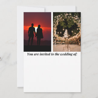 Convites Você foi convidado para o casamento de