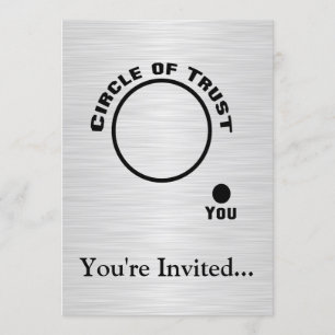 Convites Você fora do círculo de confiança