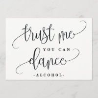 Você Pode Dançar Sinal De Álcool - Linda Caligrafi
