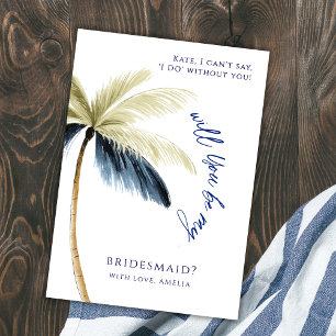 Convites Você Será Eu, Bridesmaid Palm Tree Card?
