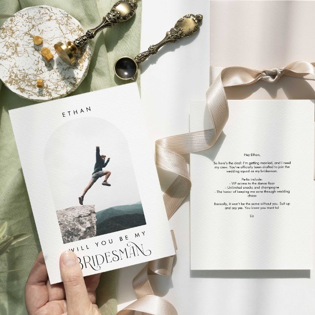 Convites Você será meu Bridesman Arquivo Mínimo de Foto Mod (Criador carregado)