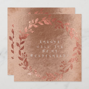 Convites Você Será Meu Champaço Dourado Rosa-Colmeia?