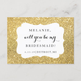 Convites Você Será Meu Glam De Casamento De Mata-Glitter