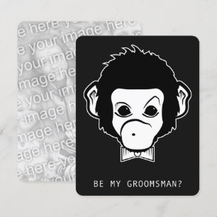 Convites você será meu macaco do senhor do padrinho de
