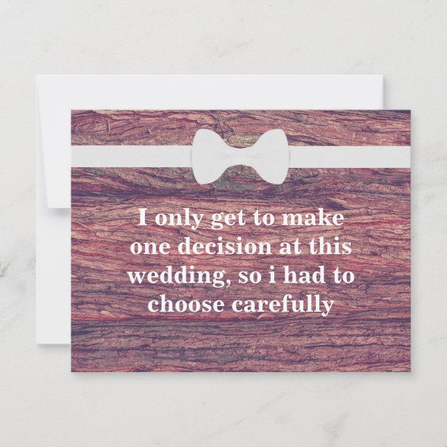 Convites Você será meu padrinho de casamento? (Frente)