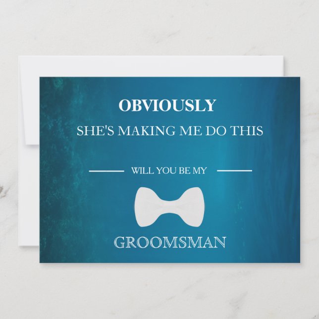 Convites Você Será Meu Padrinho de casamento? (Frente)