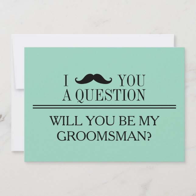 Convites Você será meu Padrinho de casamento? (Frente)