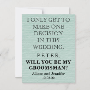Convites Você será meu Padrinho de casamento? Personaliza
