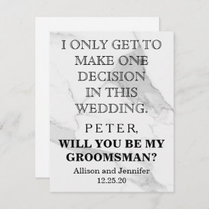 Convites Você será meu Padrinho de casamento?Personalizado