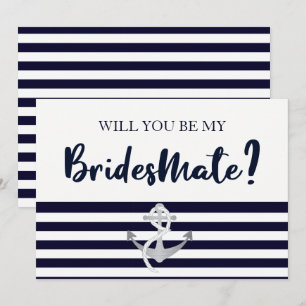Convites Você Será Minha Carta De Bridesmaid?