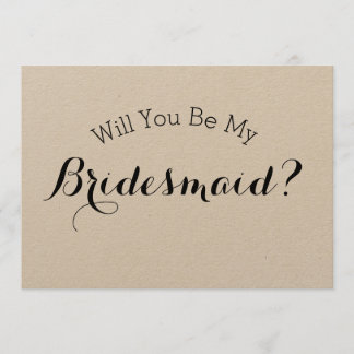Convites Você Será Minha Carteira Russa De Bridesmaid, Pape