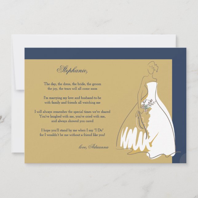 Convites Você Será Minha Colega De Ponta #3 (Frente)