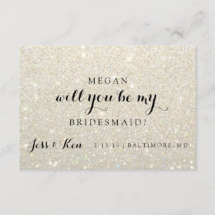 Convites Você Será Minha Colega De Ponta - Glit Fab - White