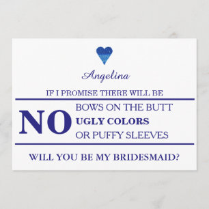 Convites Você será minha dama de honra?