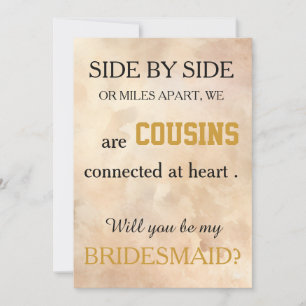 Convites Você será minha dama de honra?