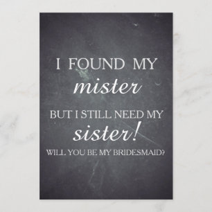 Convites Você será minha dama de honra?