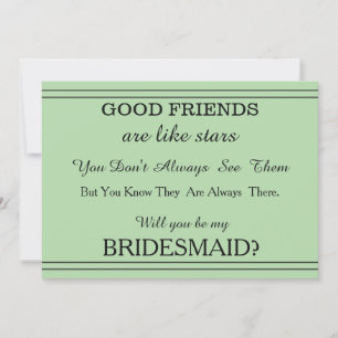 Convites Você será minha dama de honra?