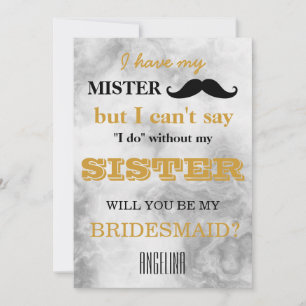 Convites Você será minha dama de honra?