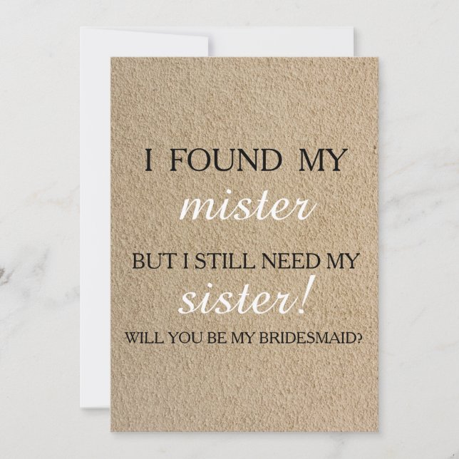 Convites Você será minha dama de honra? (Frente)