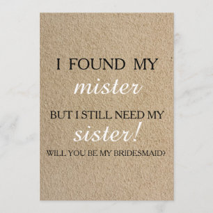 Convites Você será minha dama de honra?