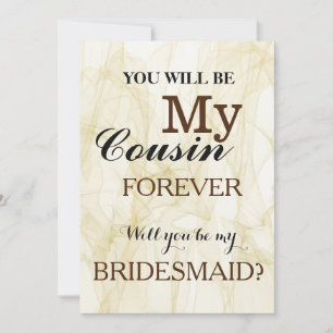 Convites Você será minha dama de honra?