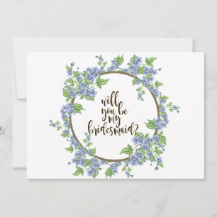 Convites Você será minha dama de honra?