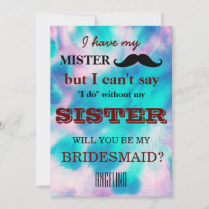 Convites Você será minha dama de honra?