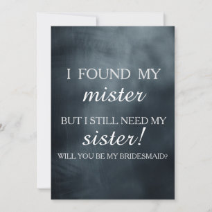 Convites Você será minha dama de honra?