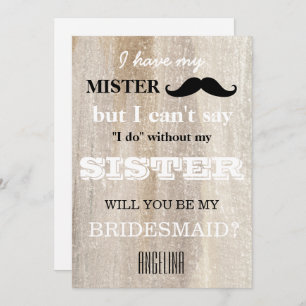 Convites Você será minha dama de honra?