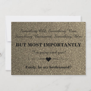 Convites Você será minha dama de honra?