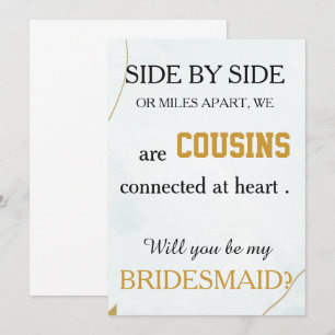 Convites Você será minha dama de honra?