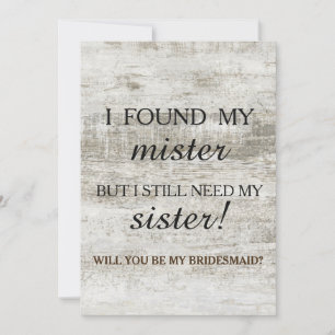 Convites Você será minha dama de honra?